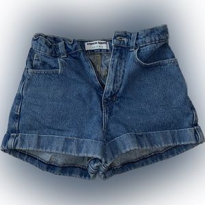 American apparel high waisted shorts